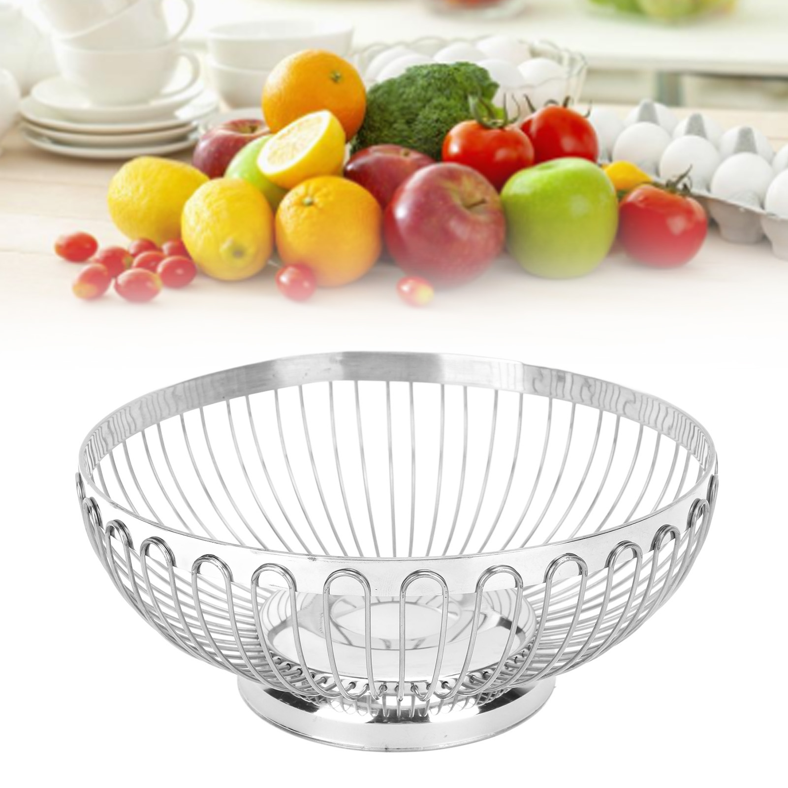 Sustainable Living Eco Friendly - ZK20 Kosz na owoce ze stali