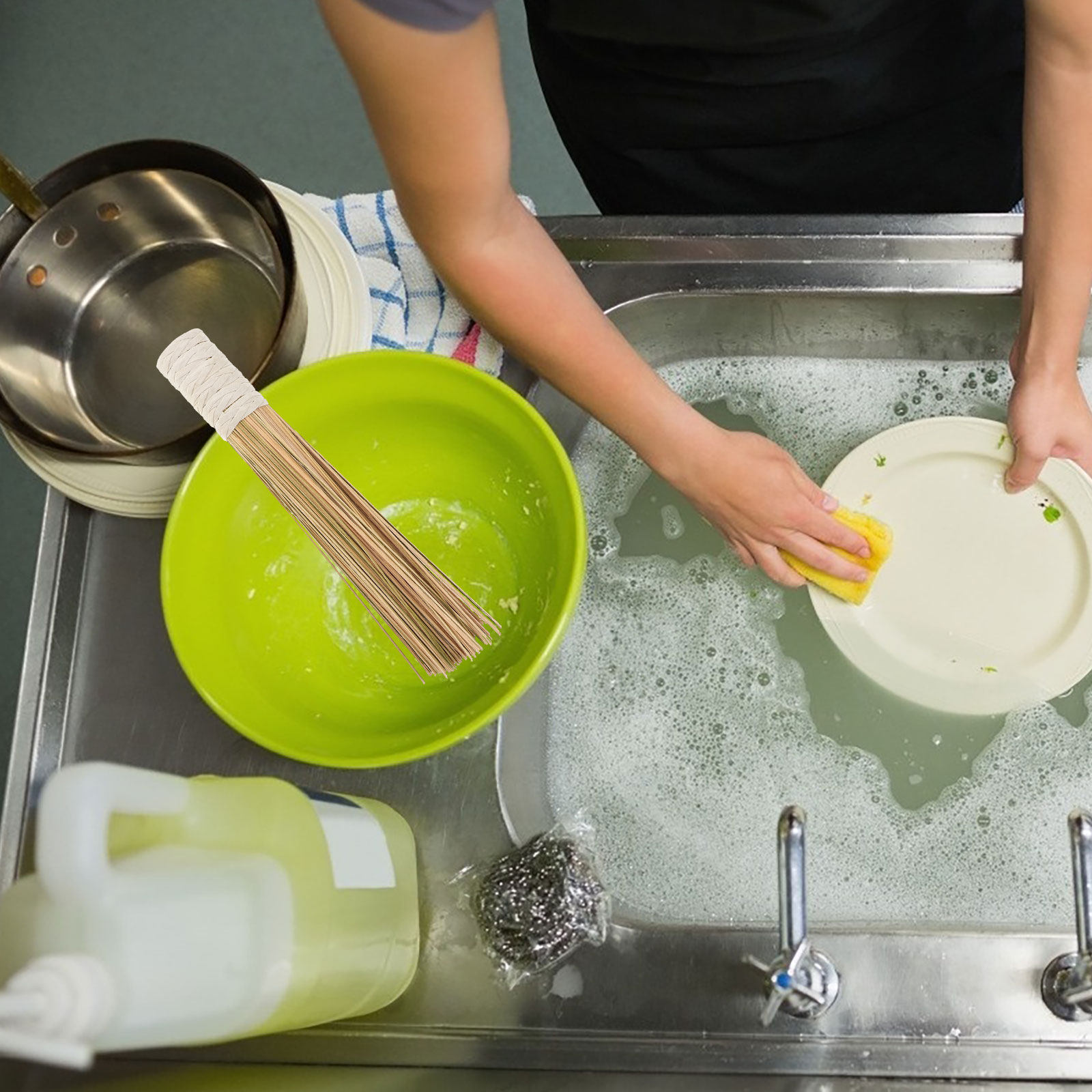 2 szt. szczotek do czyszczenia – Dish Brush Bamboo recenzja i cena