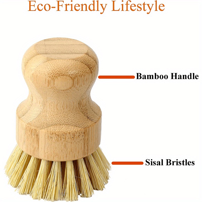 Szczotka do naczyń z bambusa,  – Dish Brush Bamboo recenzja i cena